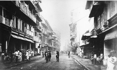 Borah Bazaar Street, Bombay, c.1870s da Colin Roderick Murray